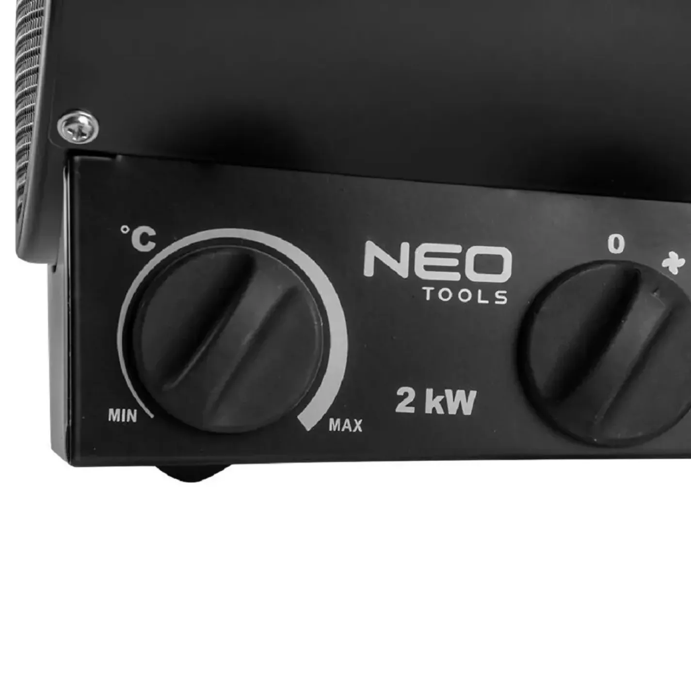 Тепловая пушка электрическая Neo Tools 2кВт 50 м2, с нагревательным элементом с нерж. стали (90-065) - Фото 3